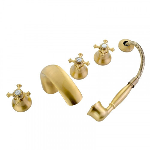 Смеситель на борт ванны Migliore Prestige 31609 цвет Бронза