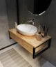 Тумба под раковину 1MarKa Grunge Loft 70П Ц0000015940 подвесная Дуб Вотан МДФ / ЛДСП