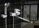 Смеситель для ванны Gappo G07 G2207 универсальный Хром латунь на стену
