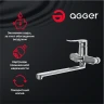 Смеситель для ванны Agger Nice A2521100 универсальный Хром латунь на стену