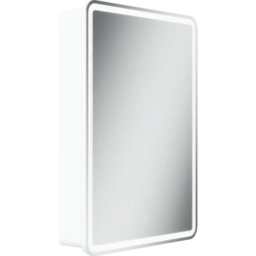 Зеркальный шкаф Sancos Diva 60 DI600 с подсветкой Белый с сенсорным выключателем МДФ / ЛДСП, стекло