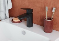 Смеситель для раковины Santek Таос WH5A02009N001 Черный матовый