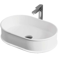 Раковина-чаша Artceram Atelier 60 ATL002 01 00 Белая фаянс накладная