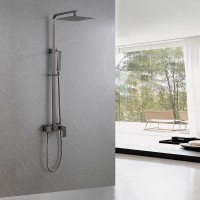 Душевая система Abber Daheim AF8220NG Никель латунь на стену