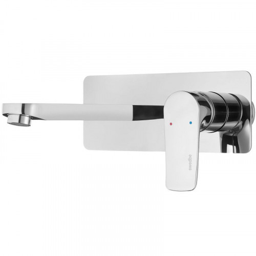 Смеситель для раковины Swedbe Platta 5500 Хром латунь встраиваемый