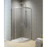 Душевой уголок New Trendy New Varia Chrome 90х90 K-0499 профиль Хром стекло прозрачное