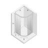 Душевой уголок New Trendy New Varia Chrome 90х90 K-0499 профиль Хром стекло прозрачное
