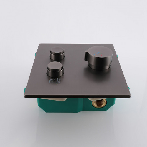 Смеситель для душа Vincea VSCV-421GM Вороненая сталь латунь встраиваемый