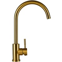Смеситель для кухни Raiber Graceful RPG-012 Золото матовое латунь