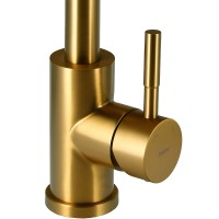 Смеситель для кухни Raiber Graceful RPG-012 Золото матовое латунь