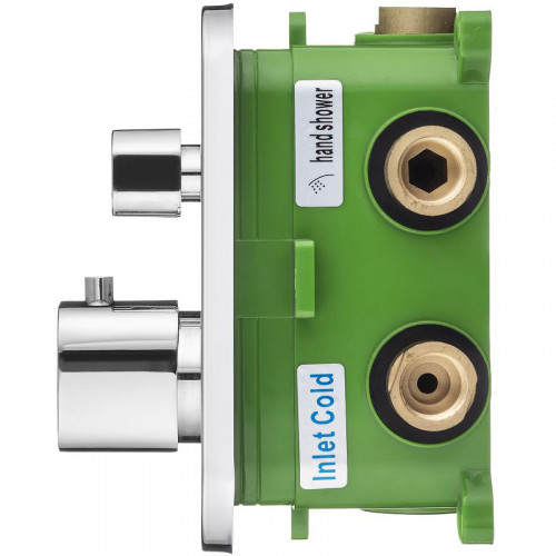 Смеситель для душа Swedbe Platta 9032 с термостатом Хром латунь встраиваемый