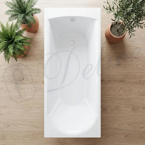 Ванна из искусственного камня Delice Astra 160х70 DLR330054-G цвет Белый глянцевый