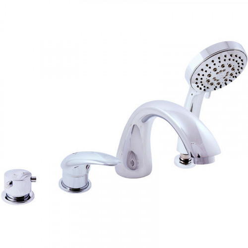 Смеситель на борт ванны Rav Slezak Dunaj D469.5P Хром латунь