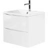 Тумба под раковину BelBagno 70 ACQUA-700-2C-SO-BL подвесная Bianco Lucido МДФ / ЛДСП