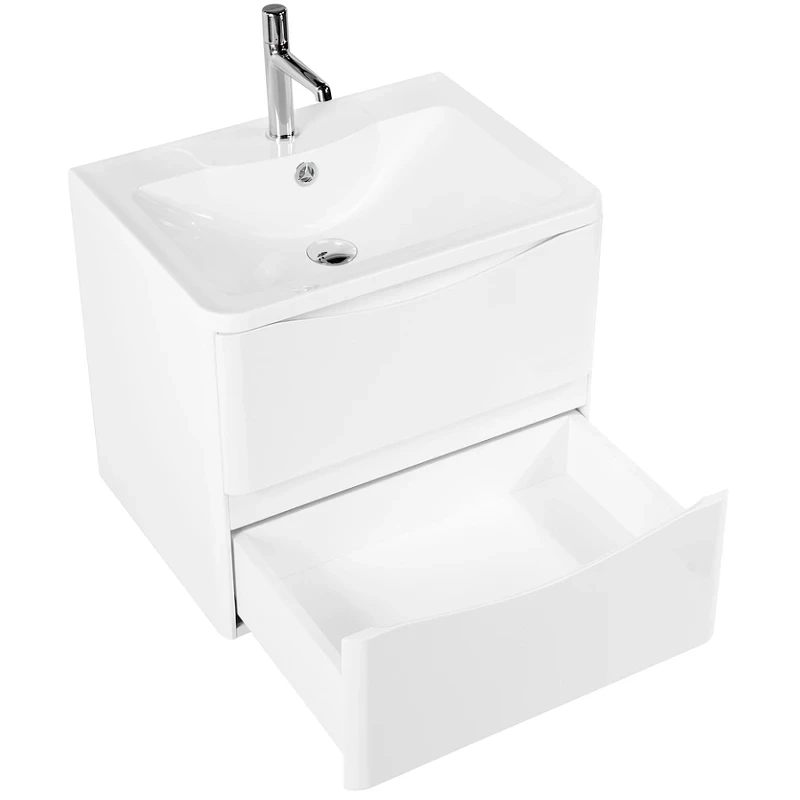 Тумба под раковину BelBagno 70 ACQUA-700-2C-SO-BL подвесная Bianco Lucido МДФ / ЛДСП