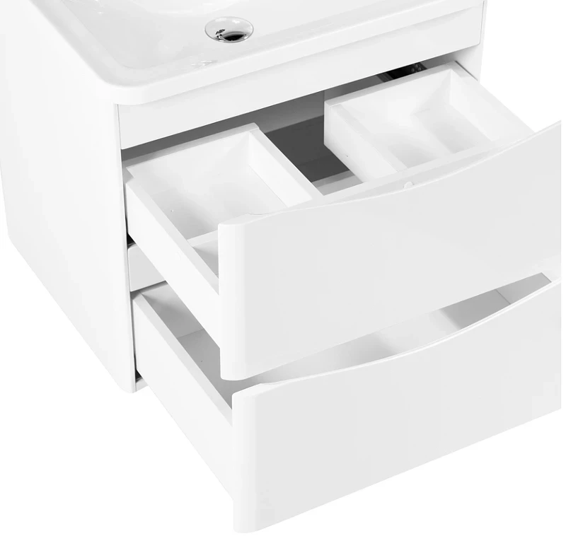 Тумба под раковину BelBagno 70 ACQUA-700-2C-SO-BL подвесная Bianco Lucido МДФ / ЛДСП