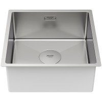 Кухонная мойка Paulmark Next 44 Uni PM214444-BS Брашированная сталь нержавеющая сталь встраиваемый