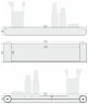 Металлическая полка Сунержа Round L 31-3020-5360 цвет Черный матовый