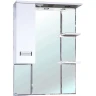 Зеркало со шкафом Bellezza Сиена 80 L 4613913002014 с подсветкой Белое МДФ / ЛДСП, стекло
