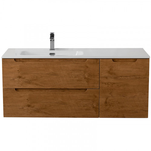 Тумба под раковину BelBagno Etna 120 L ETNA-1200-2C-1A-SO-RN-L подвесная Rovere Nature МДФ / ЛДСП
