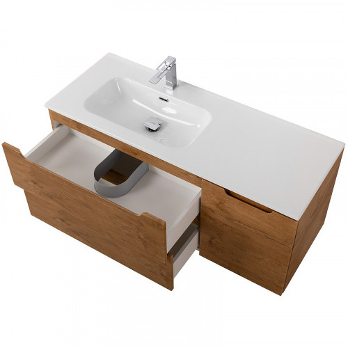 Тумба под раковину BelBagno Etna 120 L ETNA-1200-2C-1A-SO-RN-L подвесная Rovere Nature МДФ / ЛДСП