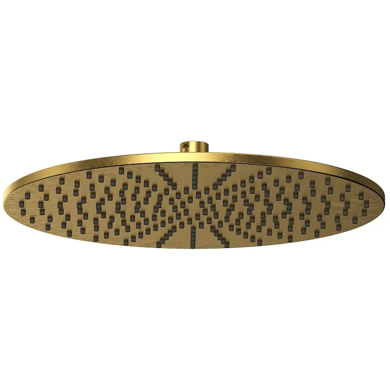 Душевая система Whitecross Y brushed gold YSET11TOPGLB с термостатом Брашированное золото латунь встраиваемый