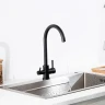 Смеситель для кухни Frap F43899-46 цвет Черный матовый