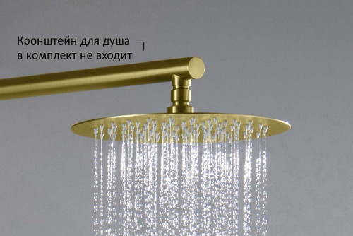 Верхний душ Aquatek AQ2073BG цвет Золото шлифованное