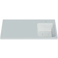 Раковина Madera Kamilla 100 R 4627173210560 на стиральную машину Белая