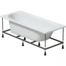 Акриловая ванна Corpa Nera Milano 160x70 CN05008WH без гидромассажа