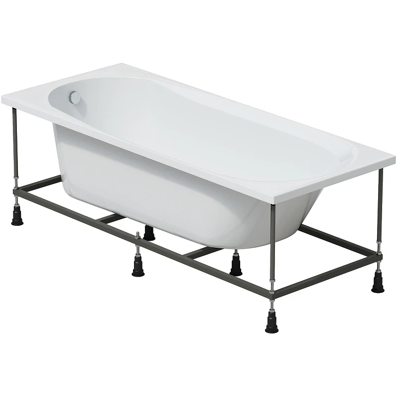 Акриловая ванна Corpa Nera Milano 160x70 CN05008WH без гидромассажа