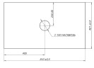 Столешница под раковину Allen Brau Reality 80 1.32023.M Мрамор искусственный камень (литьевой мрамор)