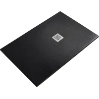 Душевой поддон из искусственного камня Starohome Solid 140х90 1237838 Black Matt