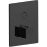 Смеситель для душа Paffoni Compact Box CPT513NO с термостатом цвет Черный матовый