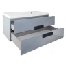 Тумба с раковиной Azario Zena 100 CS00097710 подвесная цвет Серый