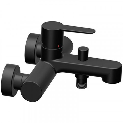 Смеситель для ванны Ravak Puri PU 022.21/150 X070192 Черный матовый латунь на стену
