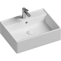 Раковина Ceramicanova Element 59 CN6046 Белая фарфор накладная