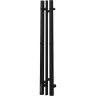 Электрический полотенцесушитель Point Фрея PN20718B П2 100x800 диммер слева Черный