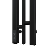 Электрический полотенцесушитель Point Фрея PN20718B П2 100x800 диммер слева Черный