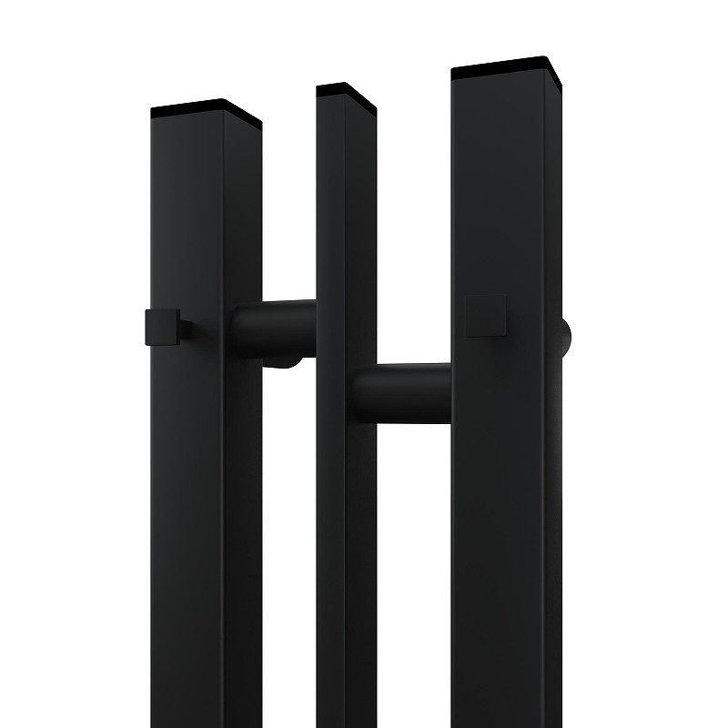 Электрический полотенцесушитель Point Фрея PN20718B П2 100x800 диммер слева Черный