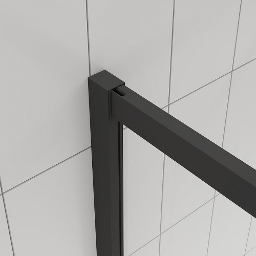 Душевой уголок Veconi Evo 300 B 90х90 E3-B-9090-12-C9 профиль Черный матовый стекло тонированное матовое