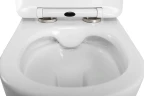 Унитаз BelBagno Uno BB7006CHR/SC подвесной цвет Белый с сиденьем Микролифт