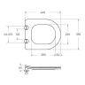 Унитаз BelBagno Uno BB7006CHR/SC подвесной цвет Белый с сиденьем Микролифт