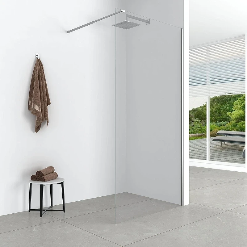 Душевая перегородка Loranto Walk-In 70 CS-W04C-70 профиль Хром стекло прозрачное
