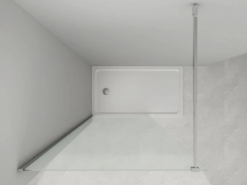 Душевая перегородка Loranto Walk-In 70 CS-W04C-70 профиль Хром стекло прозрачное