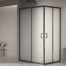 Душевой уголок RGW Passage PA-040B 100x90 3508104090-24 профиль Черный стекло матовое-сатинат