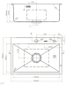 Кухонная мойка Arrow 62 AG5528 цвет Титановый черный