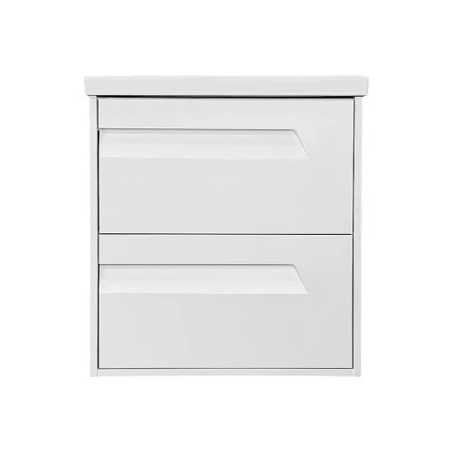 Тумба с раковиной Azario Элегия 60 CS00106441 подвесная цвет Белый матовый