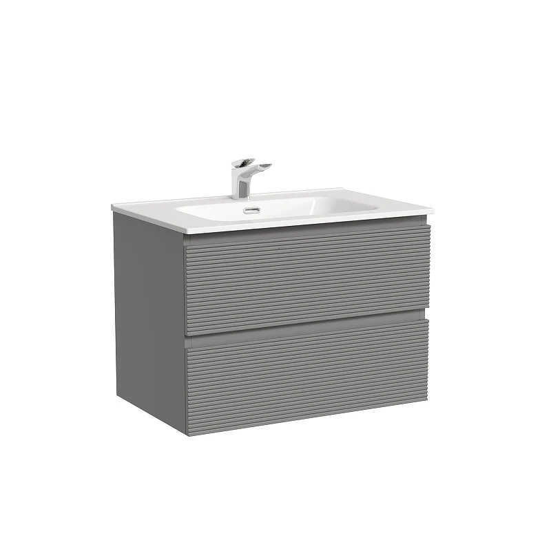 Тумба под раковину Sancos Folk 70 FL70ES подвесная Ergraut soft Ergraut soft