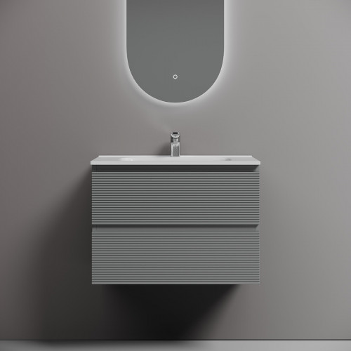 Тумба под раковину Sancos Folk 70 FL70ES подвесная Ergraut soft Ergraut soft